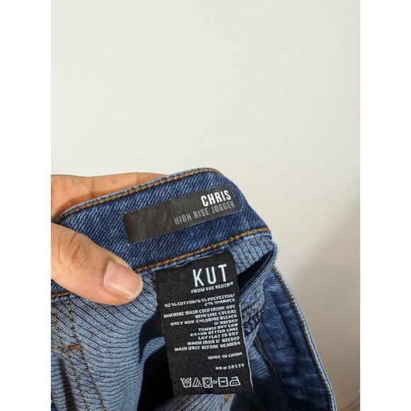 Kut From the Kloth Women Chris High Rise Jogger Jeans Sz 6 Gorpocore Casual - Picture 9 of 12